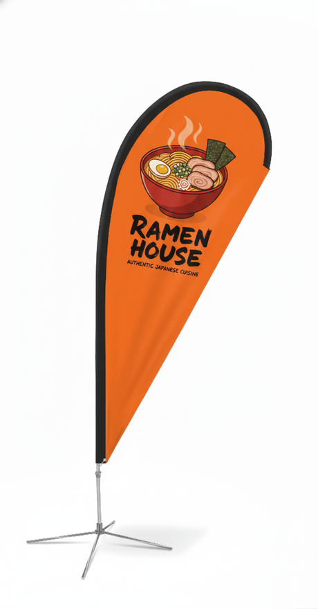 Teardrop Flags 4.5m | Premium