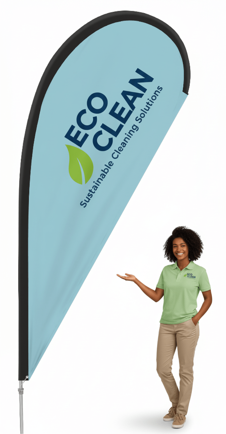 Teardrop Flags 5.6m | Premium