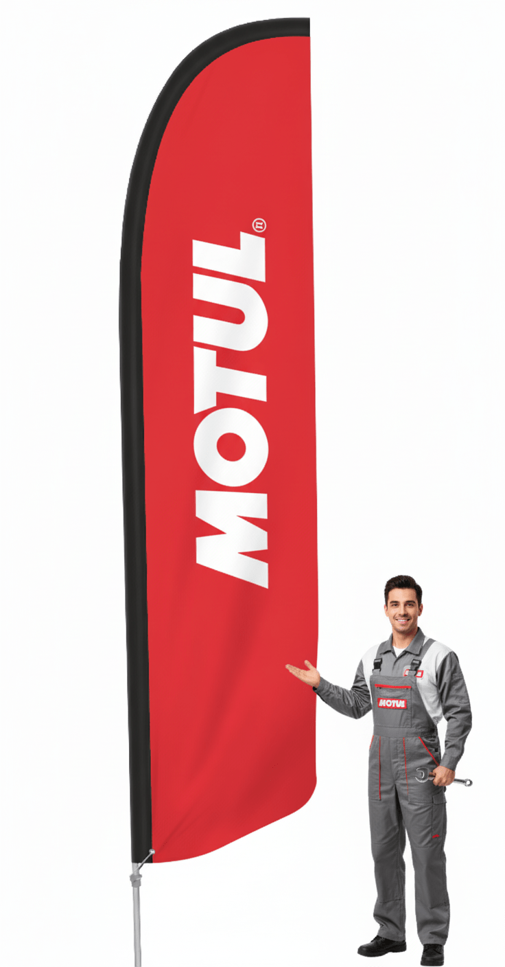 Crest Flags 5.6m | Premium