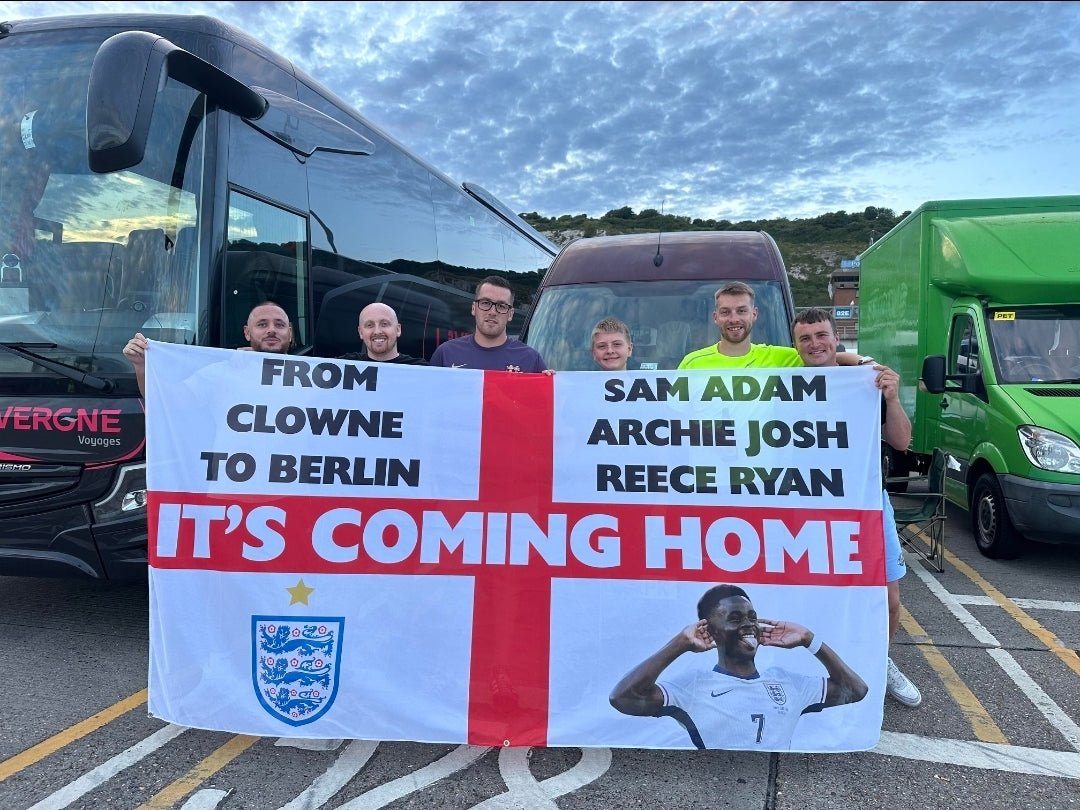 Custom Football Fan Flags UK | Terrace & Stadium Flags