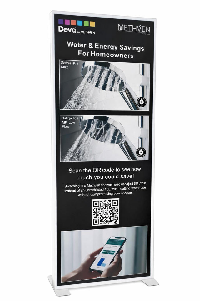 LED Light Box Display Stand 1m x 2.25m