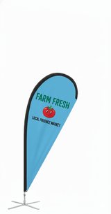 Teardrop Flags 3.4m | Premium