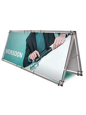 Monsoon Outdoor Banner - 3000mm Wide - Feather Flags Express