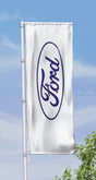 Printed Forecourt - Builders Flag 80 x 200cm - Feather Flags Express