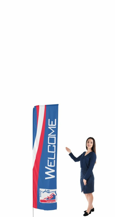 Rectangular Flag 2m | Premium - Feather Flags Express